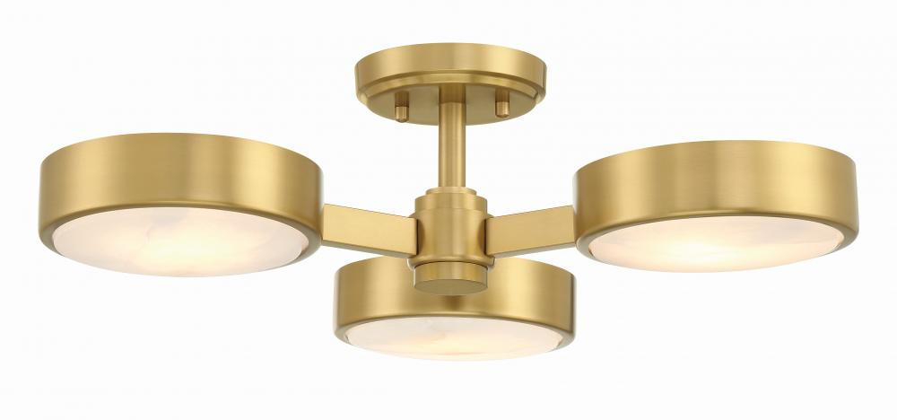Semi-Flush Mts.-Crystorama-ORS-733