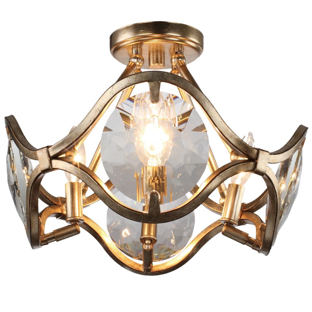 Semi-Flush Mts.-Crystorama-QUI-7624