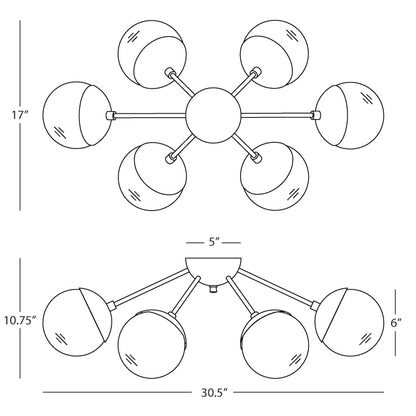 Flush Mounts-Robert Abbey-S1217