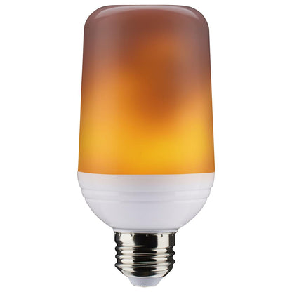 Satco 2.5W LED T19 Flame 120V E26 Medium Base Bulb S29806