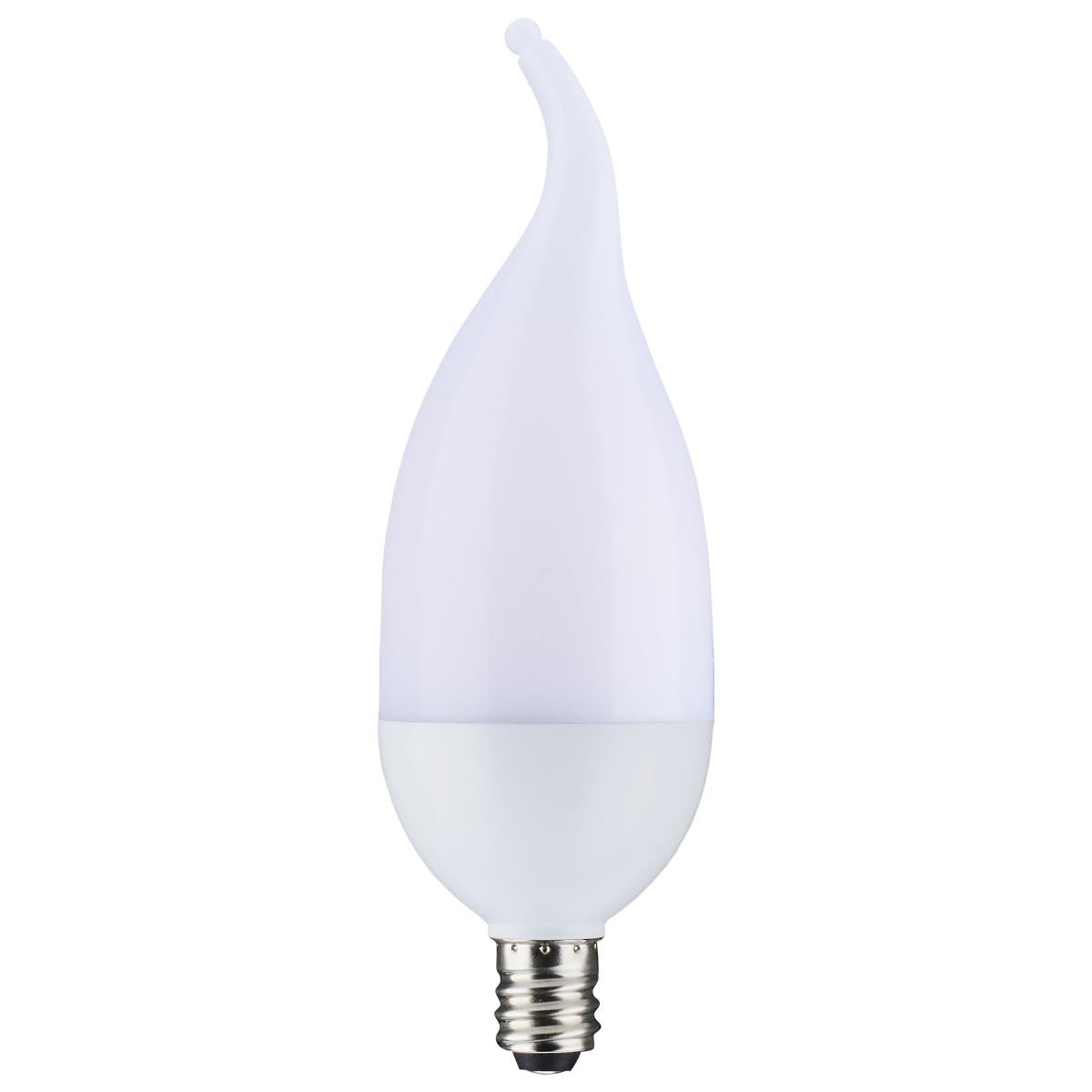 Satco 2W LED B11 Flame 120V E12 Candelabra base S29807