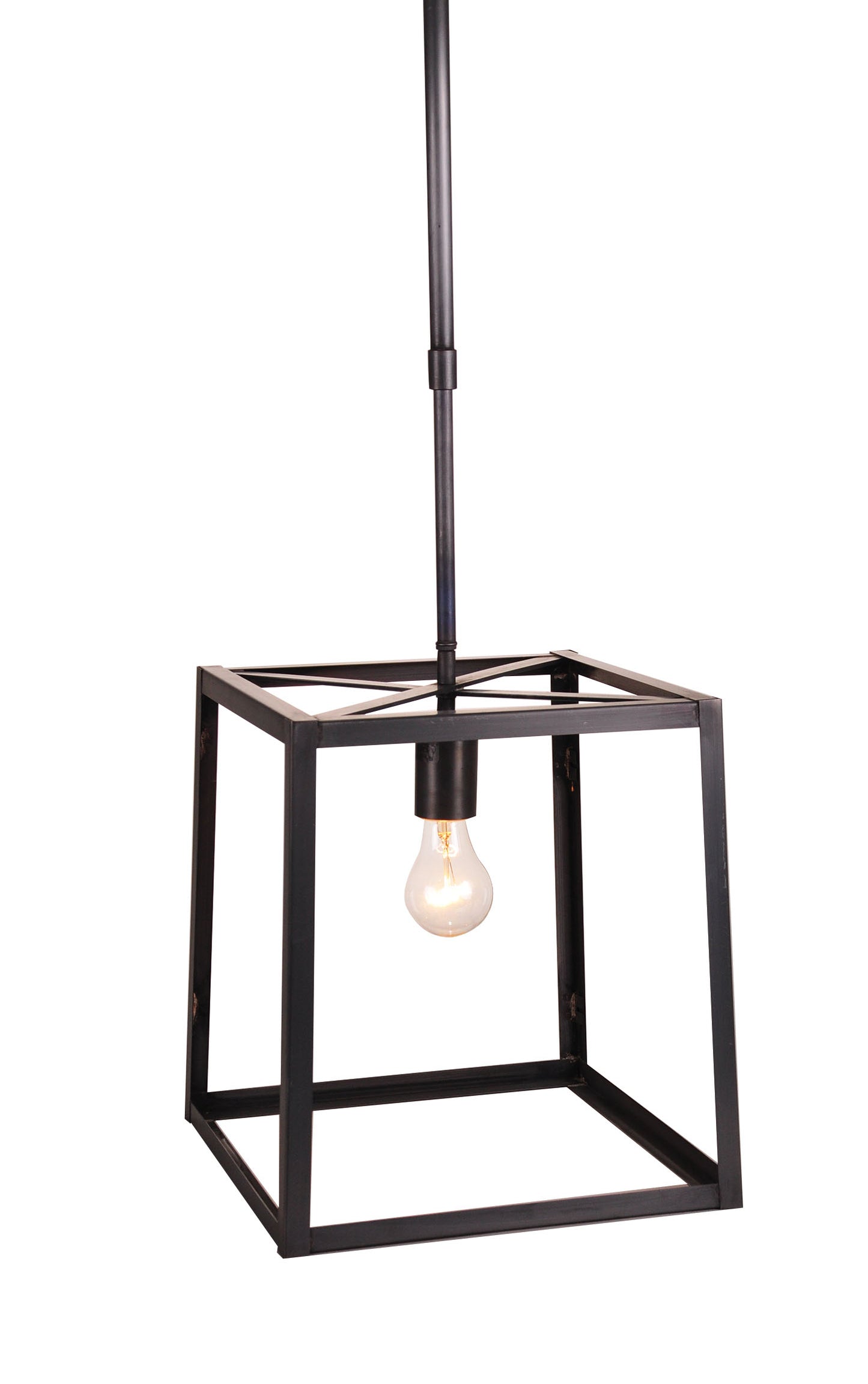 Transitional Square Trapezoid Hanging Indoor Lantern ST1213