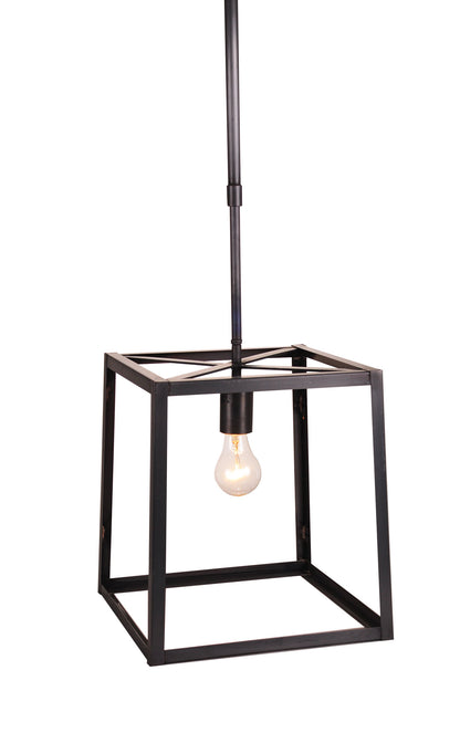 Transitional Square Trapezoid Hanging Indoor Lantern ST1213