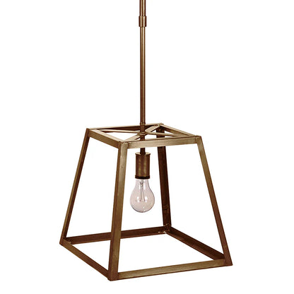 Transitional Square Trapezoid Hanging Indoor Lantern ST0812