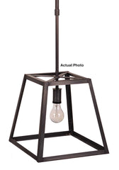 Transitional Square Trapezoid Hanging Indoor Lantern ST0812