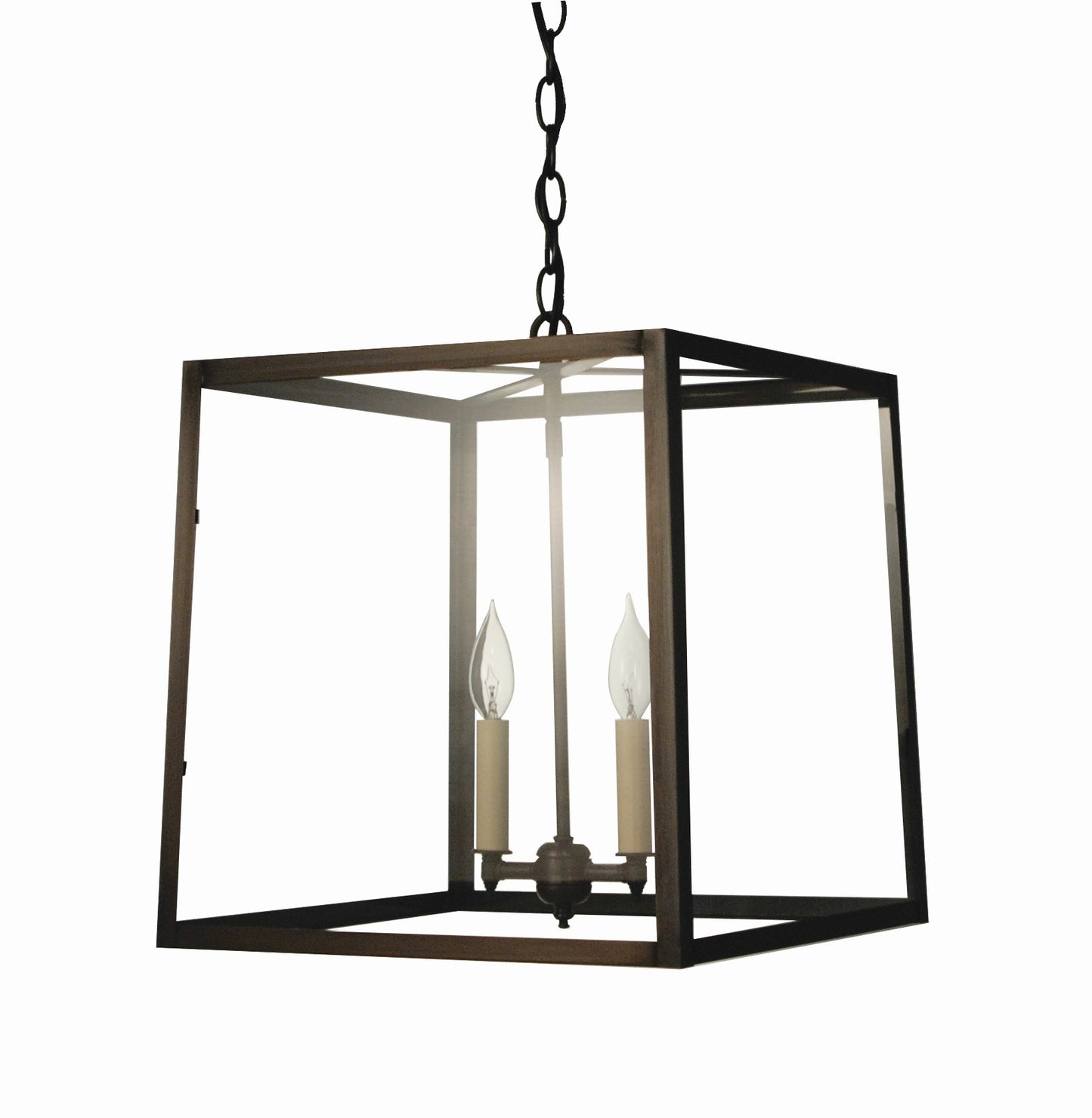 Transitional Square Trapezoid Hanging Indoor Lantern ST1415