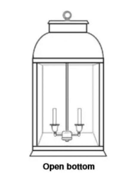 Meridian Outdoor Extra Large Hanging Lantern 35144