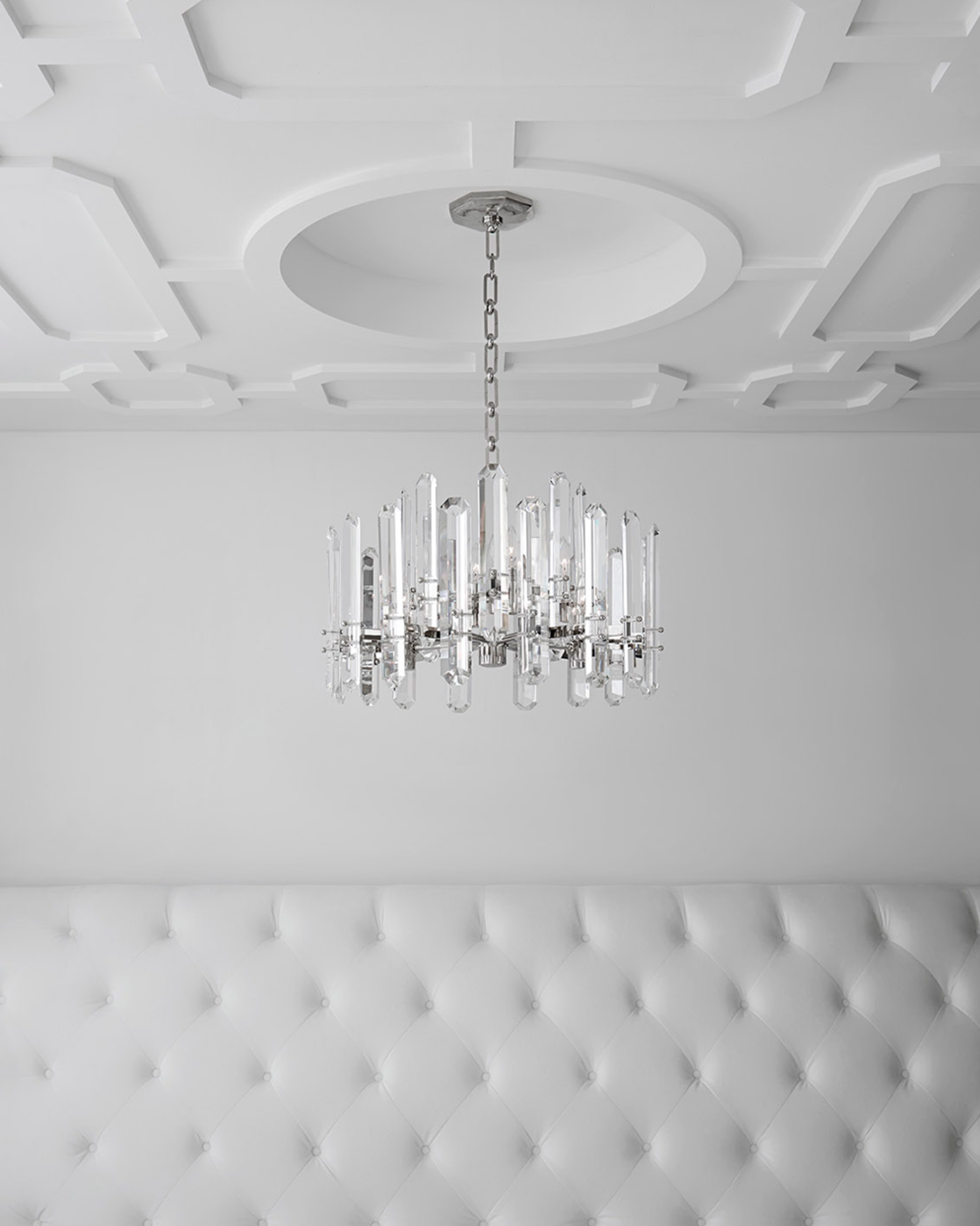 Aerin  Bonnington Crystal Chandelier ARN5124 OPEN BOX