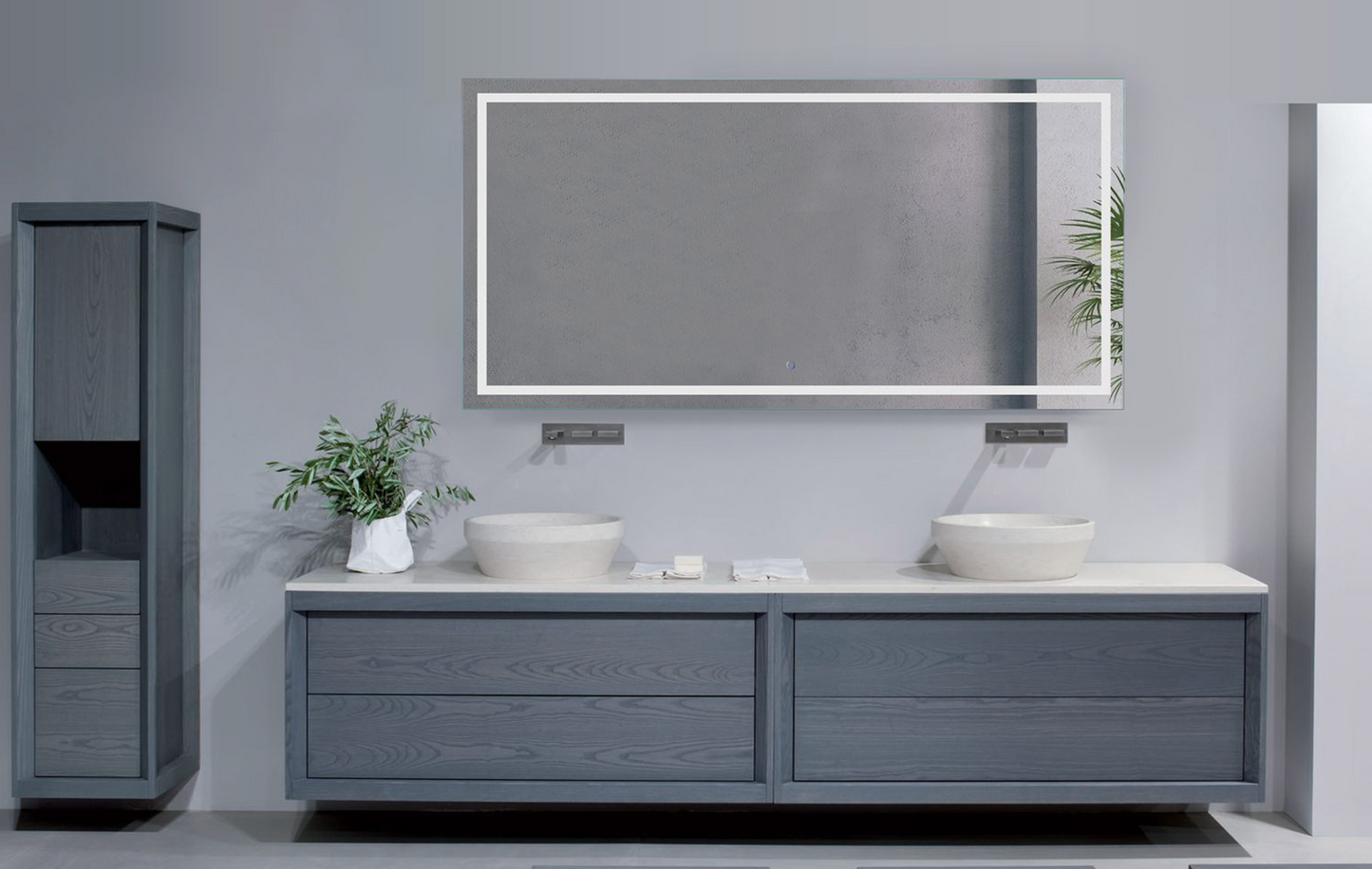 ICON 72 X 36 LED Rectangular Mirror with Defogger