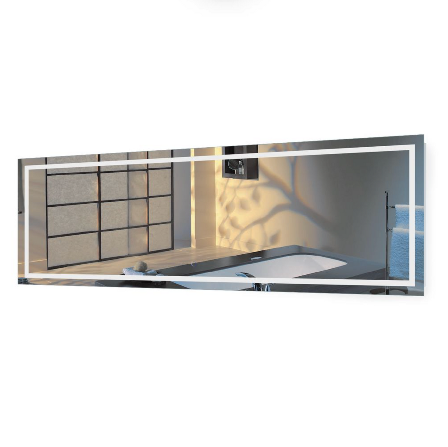 ICON 84 X 30 LED Rectangular Mirror with Defogger