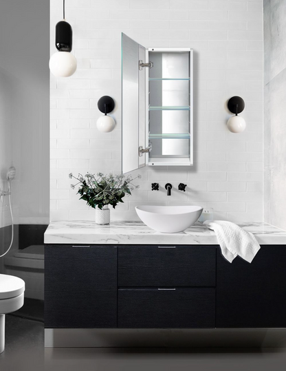 Plaza 12 X 30 Medicine Cabinet with Mirror