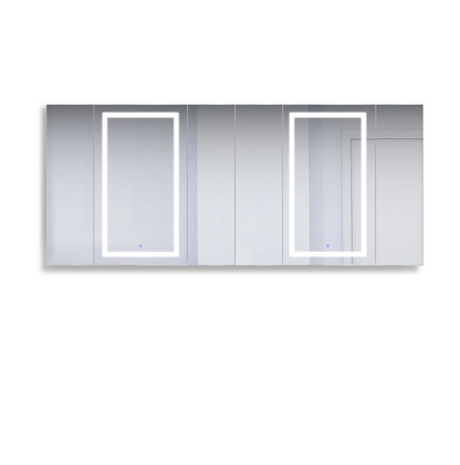 SVANGE 96 X 42 LED Lighted Mirror Medicine Cabinet, Defogger included