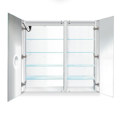 SVANGE 42 X 42 LED Two Door  Lighted Mirror Medicine Cabinet, Defogger included