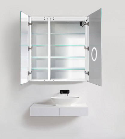 SVANGE 36 X 42 LED Two Door  Lighted Mirror Medicine Cabinet, Defogger included