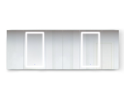 SVANGE 120 X 42 LED Lighted Mirror Medicine Cabinet, Defogger included