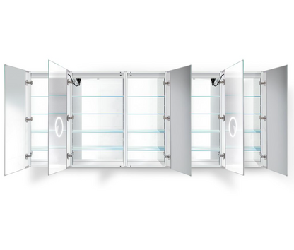 SVANGE 102 X 42 LED Lighted Mirror Medicine Cabinet, Defogger included