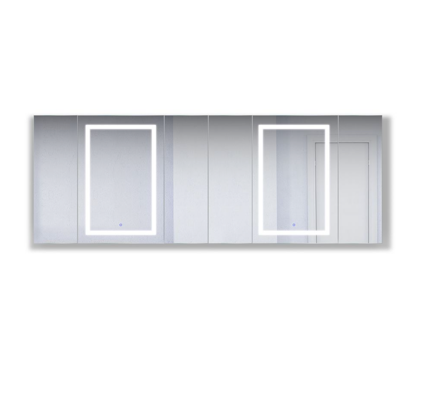 SVANGE 96 X 36 LED Lighted Mirror Medicine Cabinet, Defogger included