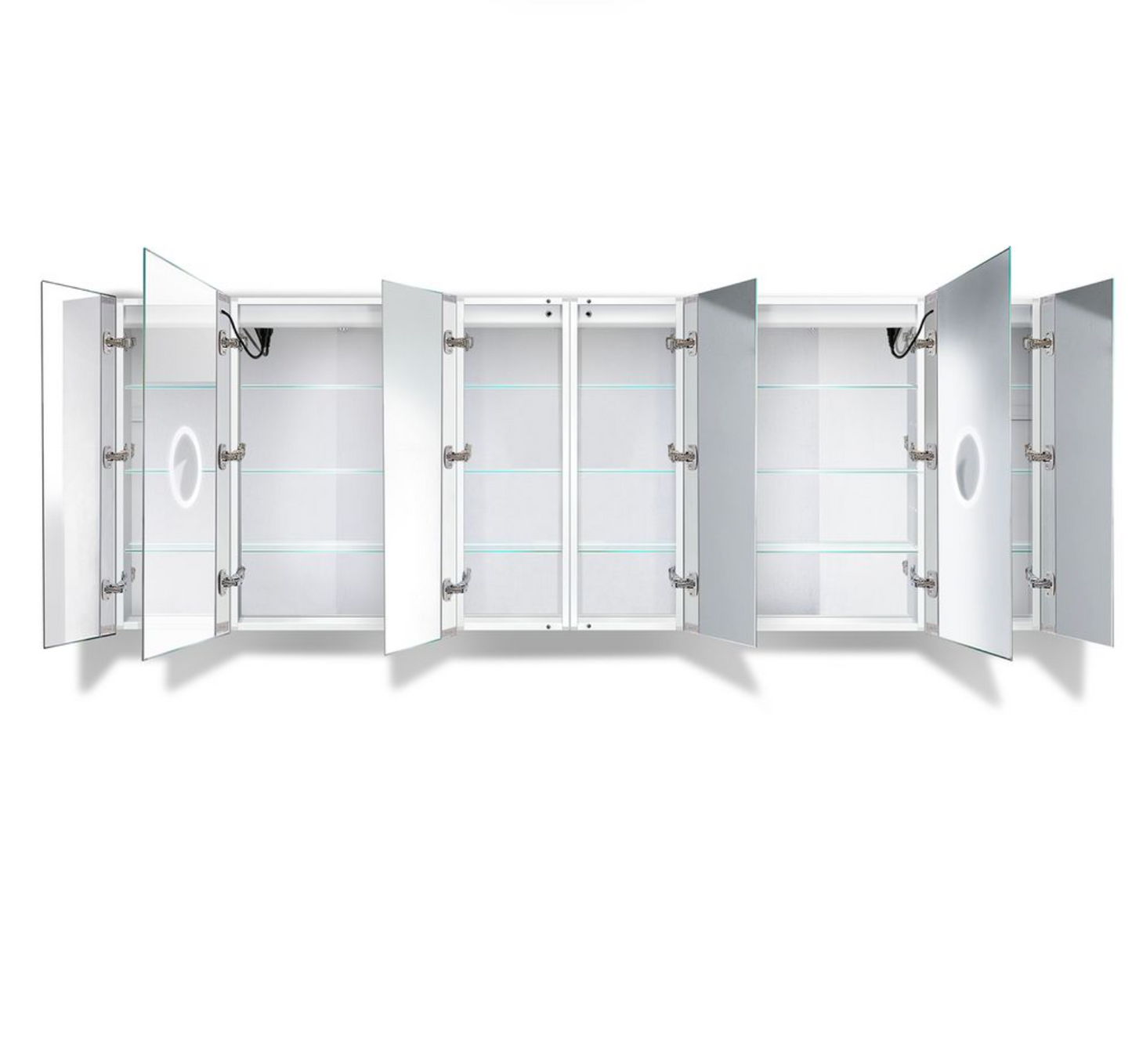 SVANGE 96 X 36 LED Lighted Mirror Medicine Cabinet, Defogger included