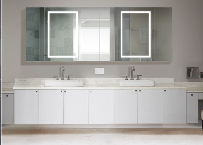 SVANGE 96 X 36 LED Lighted Mirror Medicine Cabinet, Defogger included