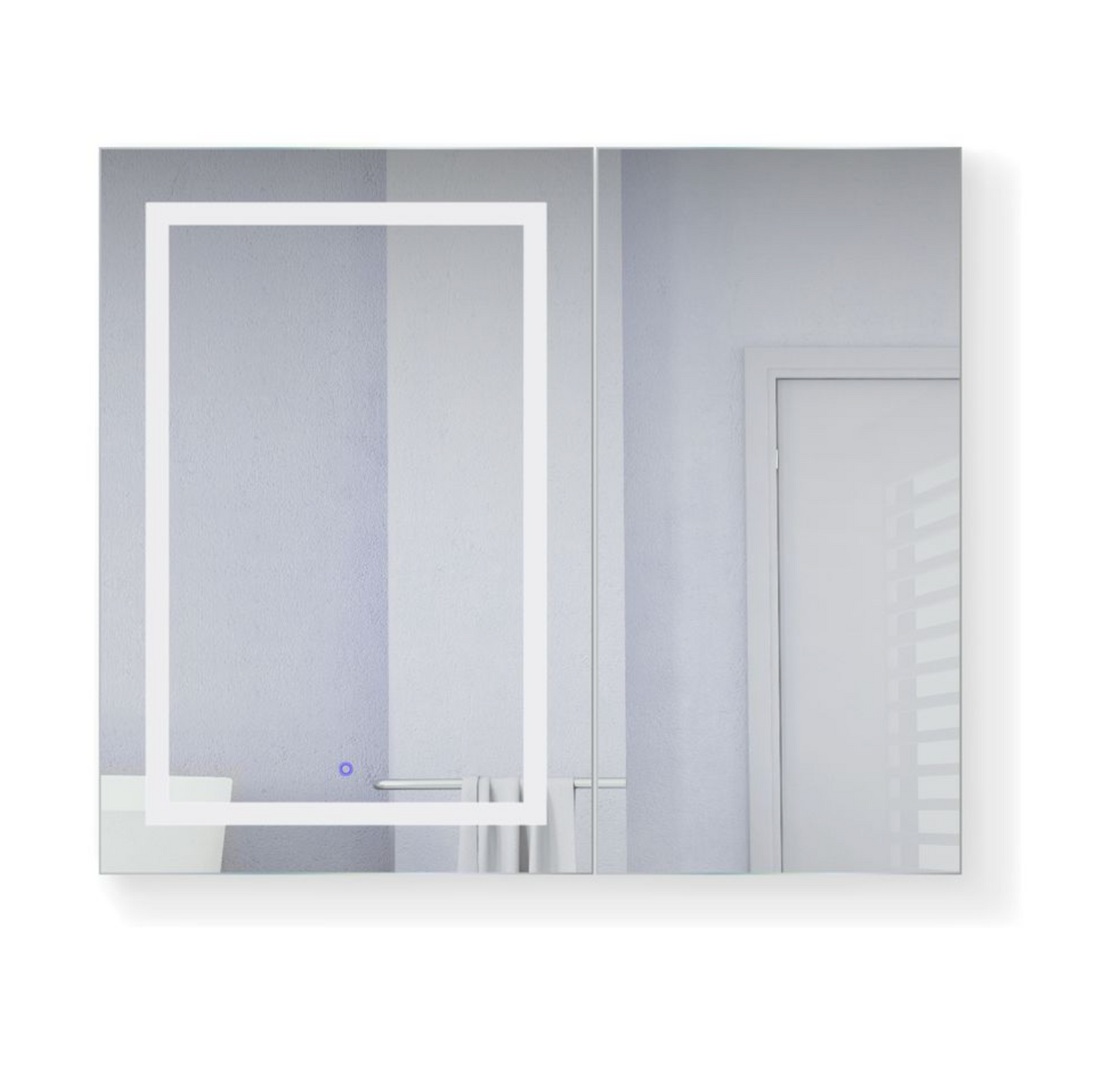 SVANGE 42 X 36 LED Two Door  Lighted Mirror Medicine Cabinet, Defogger included