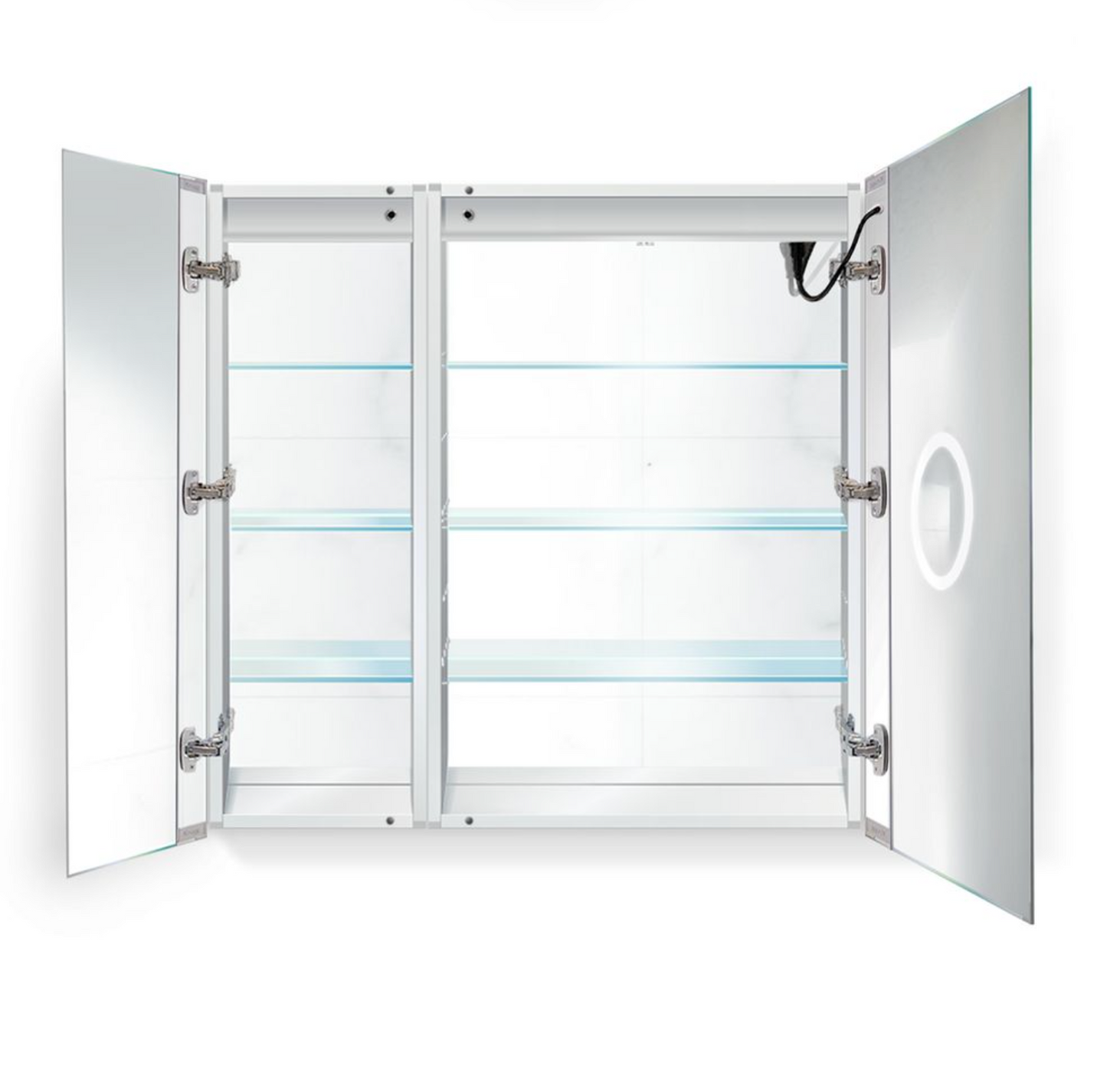 SVANGE 36 X 36 LED Two Door  Lighted Mirror Medicine Cabinet, Defogger included