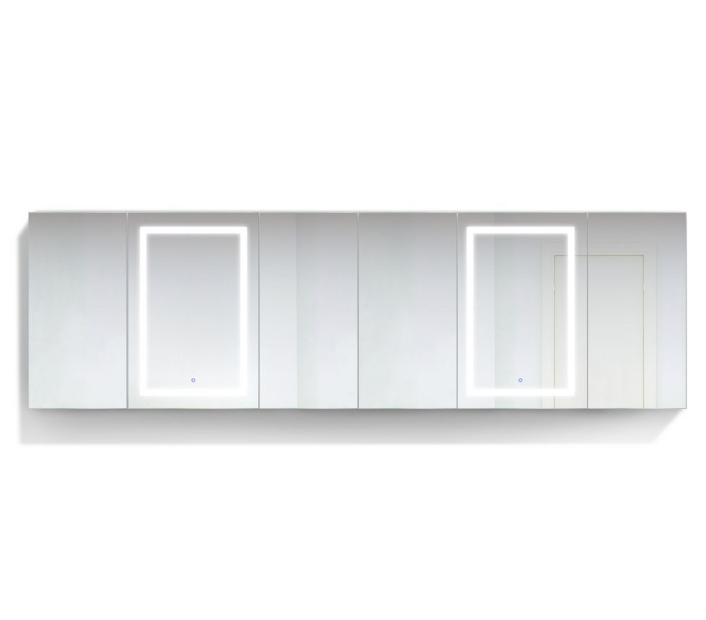 SVANGE 120 X 36 LED Lighted Mirror Medicine Cabinet, Defogger included