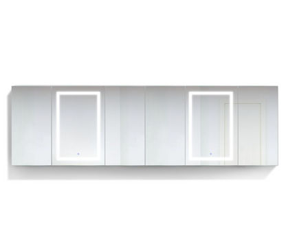SVANGE 120 X 36 LED Lighted Mirror Medicine Cabinet, Defogger included