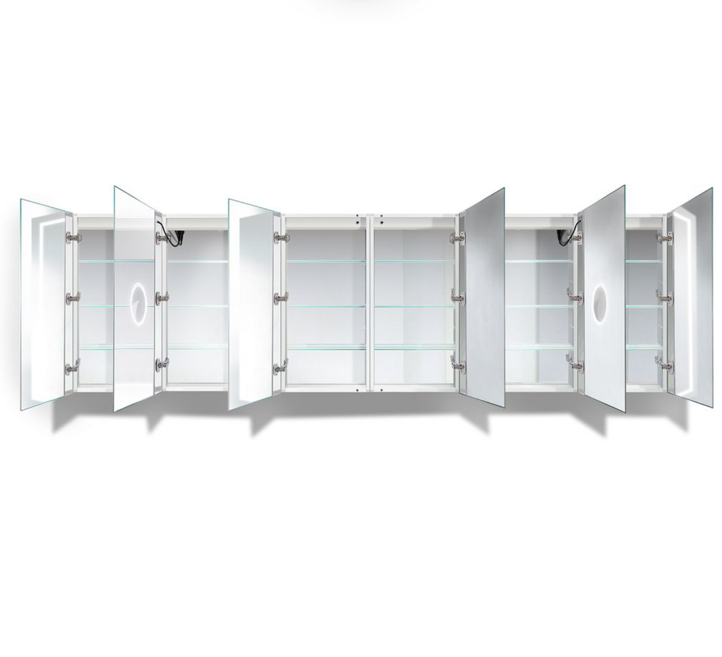 SVANGE 120 X 36 LED Lighted Mirror Medicine Cabinet, Defogger included