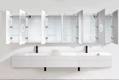 SVANGE 120 X 36 LED Lighted Mirror Medicine Cabinet, Defogger included