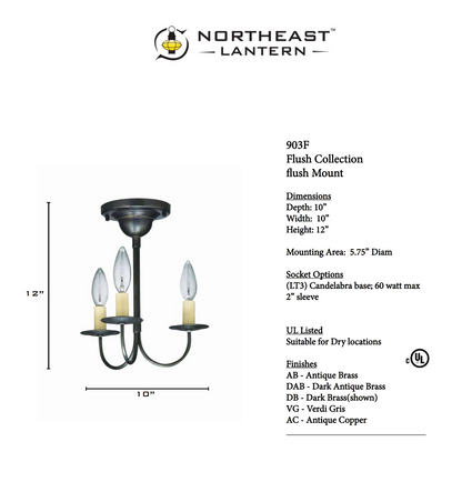 Flush Hanging J Arms 903F