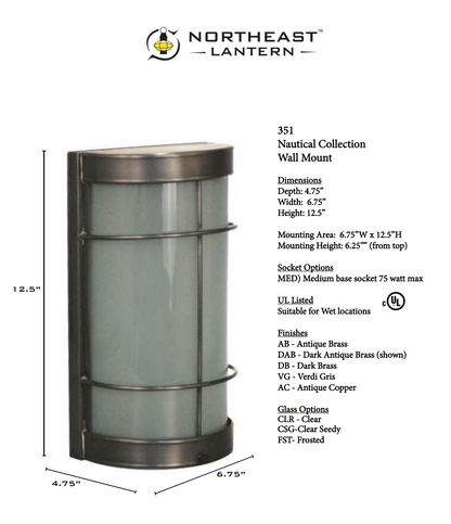 Nautical Sconce 351