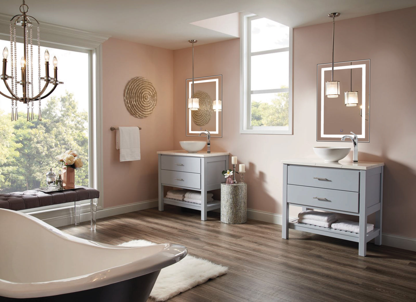 ICON 24 X 36 LED Rectangular Mirror with Defogger